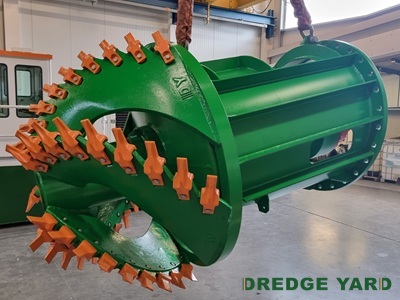 cutter head for dredging with different type of teeth