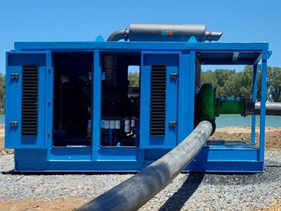 dredge booster station on land