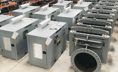 hydraulic power pack and dredge valve for sand fill