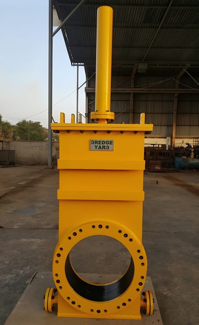 rubber sealed dredge valve for TSHD