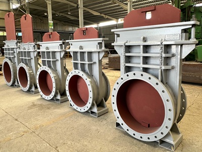 manually operated sanf fill dredge valve