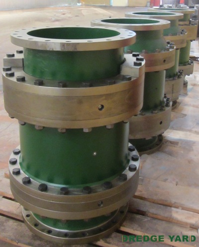 turning gland for hopper dredgers