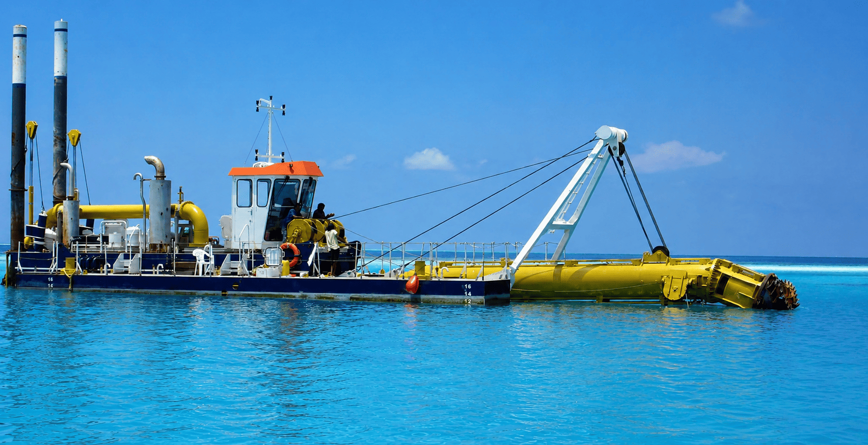 Dredge Yard cutter suction dredger